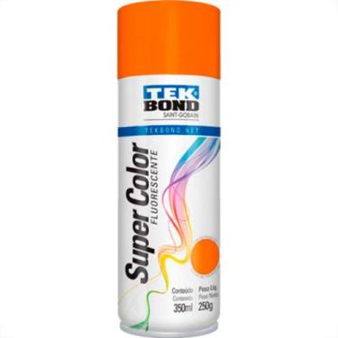 Imagem de Spray Tek Fluoresc.Laranja 350Ml - TEK BOND TINTAS