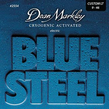 Imagem de Dean Markley Cordas de guitarra elétrica Blue Steel 9-46, 2554, luz personalizada