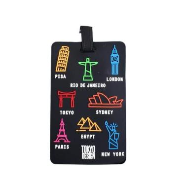 Imagem de Tag Identificadora Mala de Viagem Etiqueta Bagagem Mochila - MultiA, P