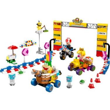 Imagem de LEGO Super Mario - Mario Kart  Baby Peach e conjunto Grand Prix
