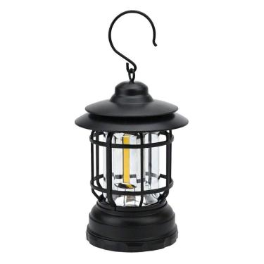 Imagem de Lampião Led Recarregável Retrô C/ Regulador De Intensidade USB