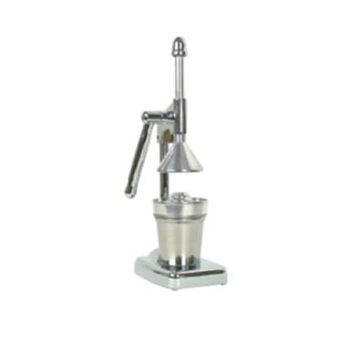 Imagem de A-to-Z Supply ALJM001 Juicer, manual, 33 cm A, suporte de mesa, ação de alavanca, copo de aço inoxidável, pés de borracha de aderência segura, alumínio