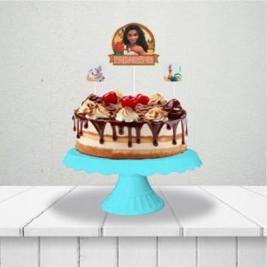 Imagem de Topo de bolo festa Moana 2 Decoração Aniversário complet EVA - Piffer