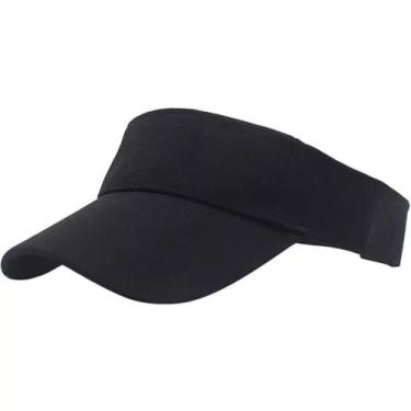 Imagem de Viseira Boné Esportivo Praia Moda Verão Aba Curva Feminino e Masculino