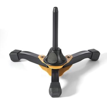Imagem de Suporte de Clarinete, Clarinete Flauta Oboe Wind Instrument Não Deslize Suporte Leve Suporte de Flauta Suporte Trombone Com Suporte de tripé Dobrável para Acessórios para