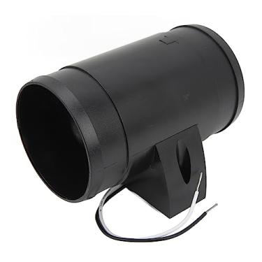 Imagem de 12V 3in Ventilação Em Linha de Ventilação do Ventilador do Duto, 5 Blade High Flow Operação Silenciosa Film de Exaustão para o Iate de Barco RV, Com Material de ABS, Nível de