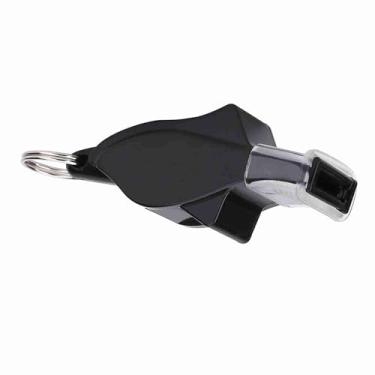 Imagem de Apito de árbitro de Futebol de Basquete, Apito de Salvamento de Emergência Em Forma de Golfinho Com Cordão para Treinadores, árbitros e Oficiais (Preto Clássico)