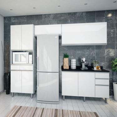 Imagem de Cozinha Compacta Top Class 8 Portas 3 Gavetas Branca