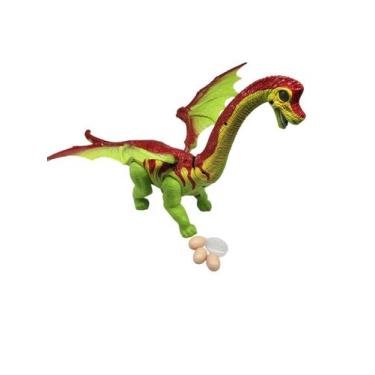 Imagem de Dinossauro Bota Ovos com luz e som Toyng  - 42481