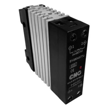 Imagem de Rele Estado Sólido 80DA 3-32VDC - Chaveamento Cargas