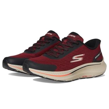 Imagem de Skechers Tênis masculino Hands Free Slip-ins Go Run Consistent 2.0-Worldview, Vermelho/preto, 42