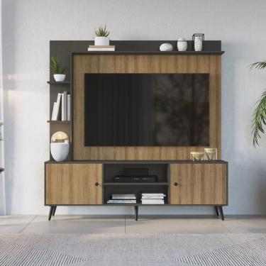 Imagem de Rack com Painel para TV até 50 Polegadas Retrô 2 Portas