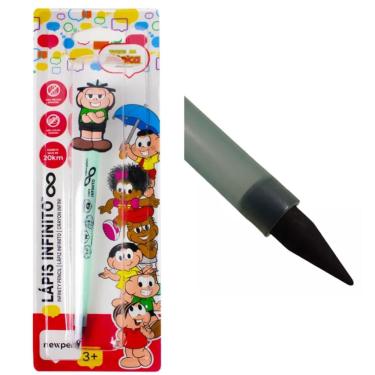 Imagem de Lápis infinito hb verde turma da mônica - cebolinha - newpen