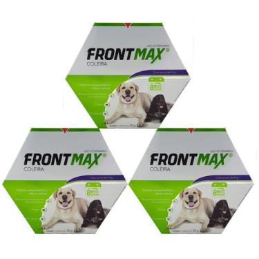 Imagem de Kit 3 Coleira Frontmax Cães acima de 4kg  Vetoquinol