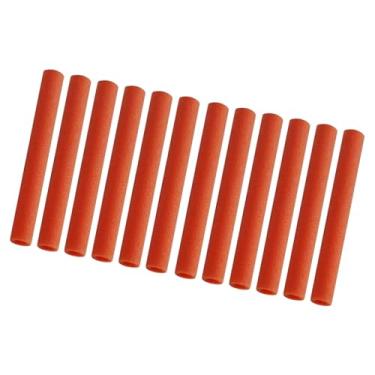 Imagem de menolana 12 peças Trampoline Pólo Sleeves de espuma de trampolim Capas acessórios Peças confortáveis ​​Capas de proteção ao ar livre internas, Laranja