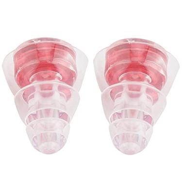 Imagem de High Fidelity 27dB Ruído Redução Antiu Ruído Tampões para o Baterista de Concerto Party Protection Auditing Blue Preto Vermelho 1 par 1 Caixa (Vermelho)