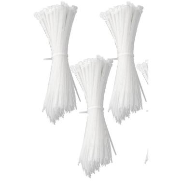 Imagem de Abraçadeira Nylon Enforca Gato 3,6X150Mm Branco Com 500 Un