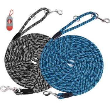 Imagem de Coleira para cães Lanwandeng Long Training Refletive 15 pés/30 pés/50 