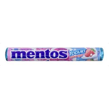 Imagem de Kit c/ 4 Bala Iogurte de Morango Mentos Pacote 37,5g