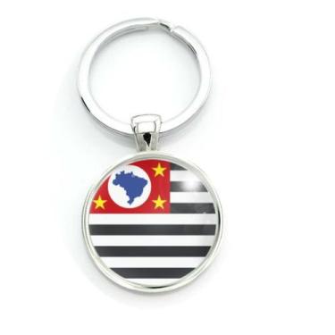 Imagem de Chaveiro Bandeira do Estado de São Paulo (SP) - RECANTOASTRALSITE