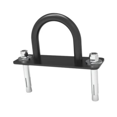 Imagem de Aymzbd Ancoragem de cordas de batalha, kit de montagem de parede de corda de batalha, gancho de suporte, sistemas de treinamento de força de peso corporal