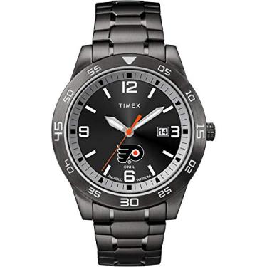 Imagem de Timex NHL Relógio masculino Acclaim de 42 mm, Philadelphia Flyers, Moderno