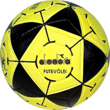Imagem de Bola de Futvolei, Diadora Pro, PU, Elite-R, Amarelo Neon, Futebol e Magia