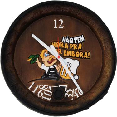 Imagem de Relógio Barril Decorativo Grande - Números Caídos
