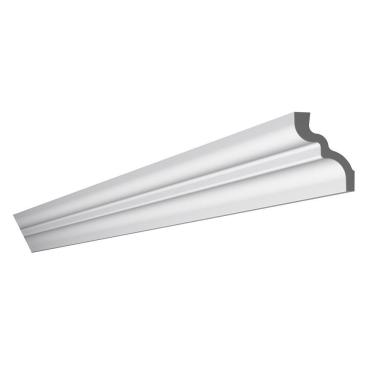 Imagem de Moldura De Teto Rodateto De Poliestireno M7 Metro Linear Branco