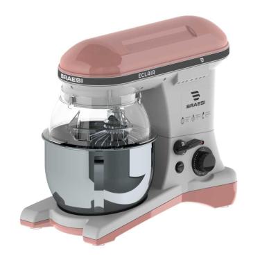 Imagem de Batedeira Planetária 5 Litros Rosa Eclair Bp-500 Bivolt - Braesi