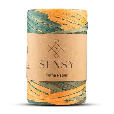 Imagem de Sensy Premium 317 jardas% 100% Papel Multicolorido Raffia Papel Artesanato Fita Corda de Papel Embalagem (411)