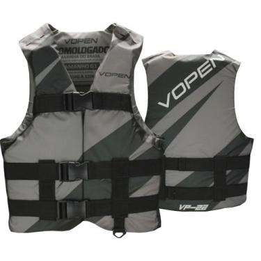 Imagem de Colete Salva vidas Homologado Nylon Acqua VP22 - Vopen, Grafite, EG
