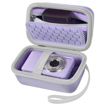 Imagem de Comecase Estojo De Transporte Para Câmera Digital Compatível Com Canon Powershot G7 X Mark Ii/G7X Iii 4K Vlogs/Para Camkory/Para Lecran E Mais, Bolsa Armazenamento Compacta Pequena Crianças (Roxa)