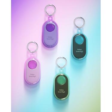 Imagem de YYDGZG Pacote Com 4 Capas Smart Tag 2 Para Samsung Galaxy Chaveiro, Tpu À Prova D'Água, Suporte Rastreador Gps, Uso Infantil, Chaves, Carteira, Placa De Identificação, Bagagem, Animais Estimação (Ro