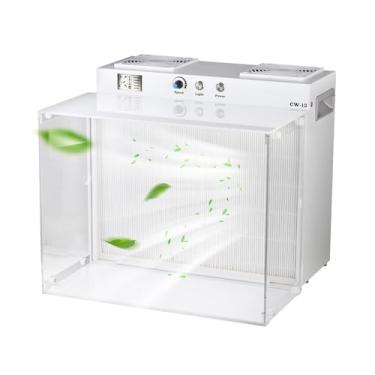 Imagem de BEIXIFO Capela De Fluxo Laminar Hepa H12 17" X 13" (12 Filtros Incluídos), Ffu, Micologia, Ar Portátil Para Laboratórios/Salas Limpas/Cogumelo 110V
