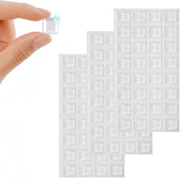 Imagem de Furnigear Protetores De Armário, Borracha Transparente Autoadesivos Macios, Porta, Silicone Redutores Ruído Para Móveis, Extremamente Duráveis (96 Unidades)
