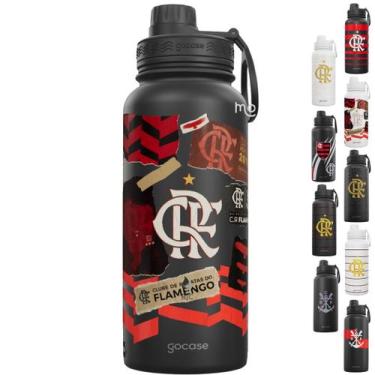 Imagem de Garrafa Térmica Gocase Fresh 950ml Oficial do Flamengo, Colagem 24 - P