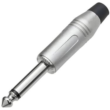 Imagem de Plug P10 Conector Mono Com Baquelit Rabicho - Thida