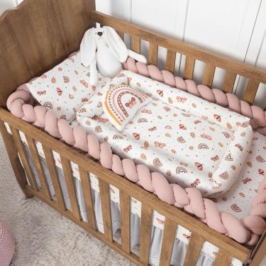 Imagem de Berço Portátil Ninho para Berço Americano Hippie Chic