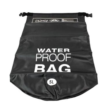 Imagem de Bolsa Impermeável Saco Estanque, 5 Litros, Material PVC, com Alça Ajustável, Preto