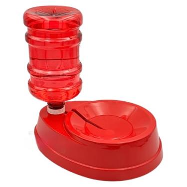 Imagem de Kit Comedouro e Bebedouro Automático para Cachorro Cães e Gatos Anti Formiga (SÓ BEBEDOURO FOUR - VERMELHO)