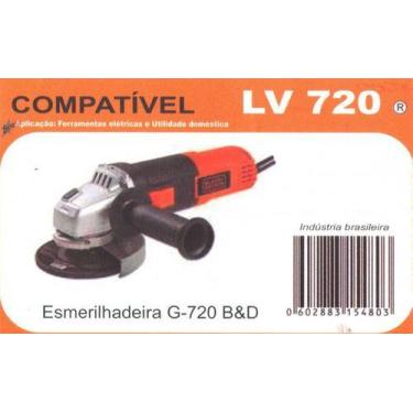 Imagem de Escova Carvão Esmerilhadeira Black &amp Decker G-720 Lv720 - LUVIC
