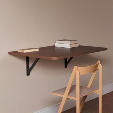 Imagem de Mesa de Parede Fixa 66x35cm - Prática para Uso Diário em Qualquer Ambi
