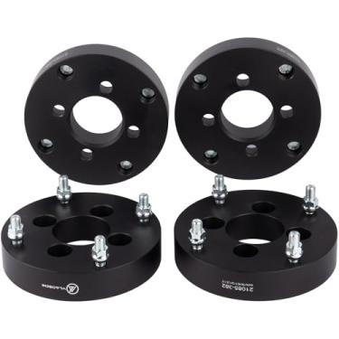 Imagem de VLAOSCHI Espaçadores de roda ATV forjados 4x110 a 4x156 3,8 cm com parafusos de 30,5 x 3,5 cm, compatíveis com Honda-Suzuki-Yamaha-Kawasaki 4 Lug para Foreman Rincon Rancher Kodiak Grizzly King Quad - Pacote com 4
