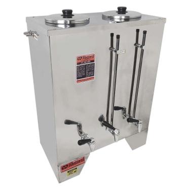 Imagem de Cafeteira Elétrica Profissional 20 Litros 2 Reservatórios 10 Litros Cada Linha Café e Leite Record