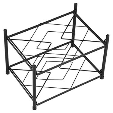 Imagem de KIMISS Rack de Maconha Com Várias Camadas - Organizador de Panela e Suporte de Panela Livre Livre para de Cozinha e Elétricas, Solução de Armazenamento para Serviços Pesados (Rack de panela quadrada