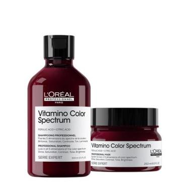 Imagem de Kit L'Oréal Professionnel Vitamino Color Spectrum Shampoo Máscara (2 p