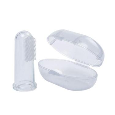 Imagem de Escova Massageadora Bebê Silicone com Estojo Protetor - BABY BATH