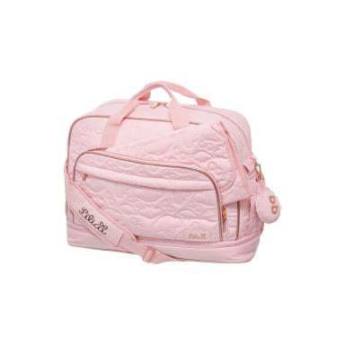 Imagem de Bolsa Maternidade Grande Lilica Ripilica Little Shine Rosa