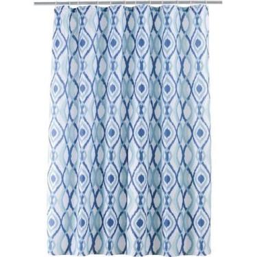 Imagem de Cortina De Banho Safiro 180X180 Cm Branco - Just Home Collection